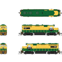 EMD GP35 Low Nose - Standard DC - Stealth -- Conrail #3639 (Patched Reading yellow, green, black)