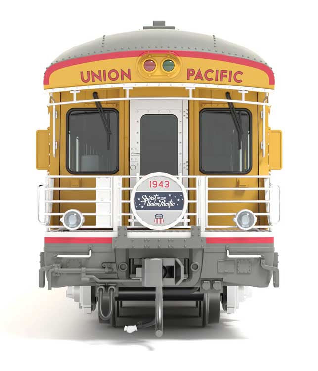 Business Car Observation - Ready to Run -- Union Pacific #119 "Kenefick" (Armour Yellow, gray; Spirit of the UP Drumh-3