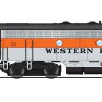 EMD F7 A-Unpowered B Set - Sound and DCC - Paragon4(TM) -- Western Pacific #913-A, 914-C (silver, orange, black)