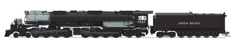 4-8-8-4 Big Boy 1941, As-Delivered 25-C-100 Tender - Sound and DCC - Paragon -- Union Pacific #4004 (black, graphite)