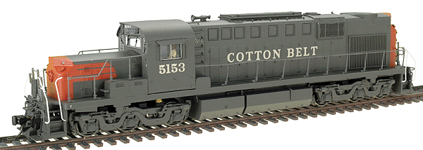 Stealth Series Diesel Alco RSD-15 Low Hood - Powered, DCC-Ready (No Sound) -- St. Louis Southwestern (Cotton Belt) #5153
