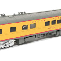 Business Car Observation UP #101 - Ready to Run -- Union Pacific #101 "Lincoln" (2020-25 Armour Yellow, gray, red; UP Drumhead)