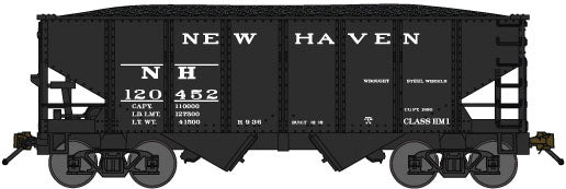 USRA 30'6" 2-Bay Hopper 2-Pack - Ready to Run -- New Haven (black)