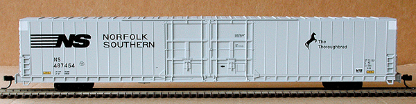 Double Door Boxcar, Assembled -- Norfolk Southern (gray)