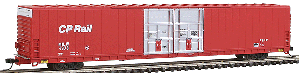 Pullman-Standard 86' Auto Parts Double-Door Boxcar Assembled -- Canadian Pacific / Milwaukee Road