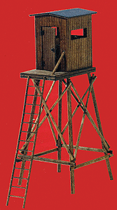 Wood Hunting Blind - Kit (Laser-Cut Wood) -- 2-3/16 x 2-3/16 x 5-1/2" 5.5 x 5.5 x 14cm