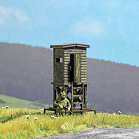 Portable Deer Stand/Hunting Blind on Trailer - Laser-Cut Wood Kit -- 1 x 1 x 1-15/16" 2.5 x 2.5 x 4.9cm