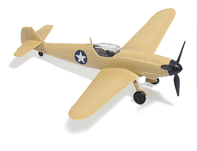 US Army Air Force WWII Aircraft Captured Messerschmidt Bf 109 -- North African Desert Tan w/Ball & Star Insignia