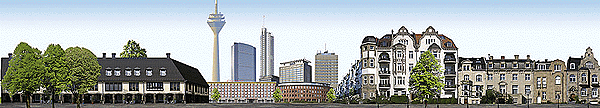Day & Night Backgrounds - City #1 -- 2 Sections - Total Size of 78 x 13-3/8" (198 x 34cm)