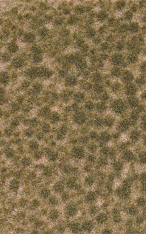 Grass Tuft Sheet -- Short Fall Tufts 1/16" .2cm Tall, 5-7/16 x 3-7/16" 13.8 x 8.8cm