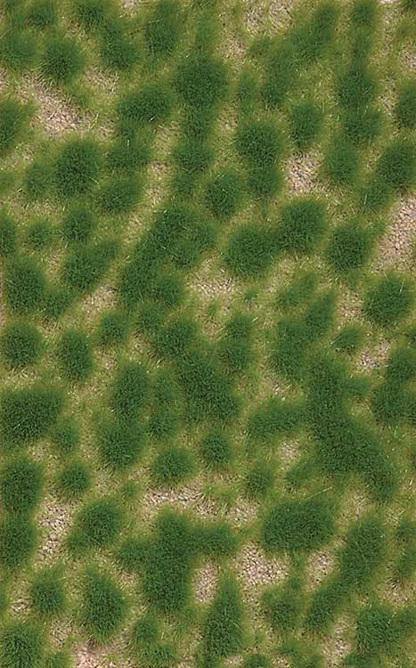 Grass Tuft Sheet -- Long Spring Tufts 3/16" .4cm Tall, 5-7/16 x 3-7/16" 13.8 x 8.8cm