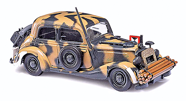 Automobile 1936 Mercedes-Benz 170V Sedan - Assembled -- Former German Army WWII Staff Car (Camouflage)