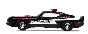 1973 Pontiac Firebird Trans Am - Assembled -- United States Police - Drug Abuse Resistance Education (black w/White Stripe)