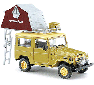1960 Toyota Land Cruiser J4 Hardtop SUV - Assembled -- With Roof Rack & Tent, Various Colors