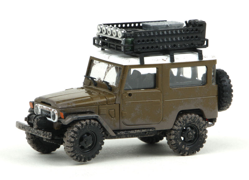 1960 Toyota Land Cruiser J4 Hardtop SUV w/Roof Rack - Assembled -- Green, Weathered