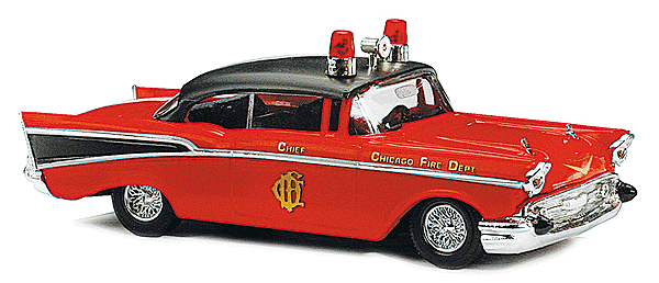 Emergency Vehicles - 1957 Chevrolet Bel Air -- Chicago Fire Department
