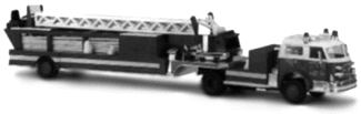 American LaFrance Hook & Ladder Truck w/Closed Cab-Middletown PA (Blue, Whit -- Liberty Fire Co. #1