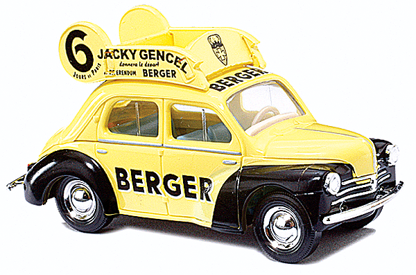 European Automobile 1946 Renault 4 CV Sedan -- With Roof Carrier Berger