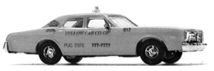 Dodge Monaco taxi Yellow
