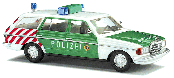 Emergency - Police Vehicles - Mercedes -- W123 Station Wagon - Verkehrsdienst Polizei (Traffic Service Police)