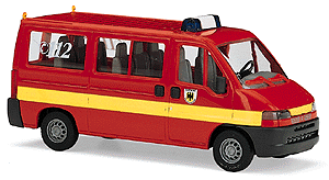 Emergency -- Citroen Jumper City of Dortmund Fire Dept. Personnel Van (red, yellow)