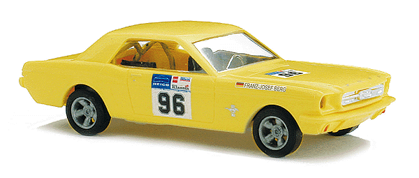 American Racing Cars - 1964 Ford Mustang Hardtop 2003 Historic Tour -- #96 (yellow)