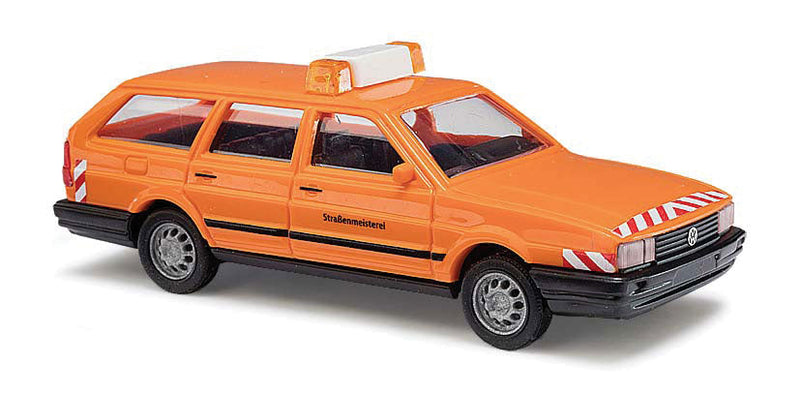 1985 Volkswagen Passat Variant Station Wagon - Assembled -- Street Department (orange, red, white, German Lettering)