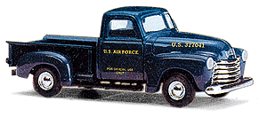 American Trucks 1950 Chevrolet Pickup -- United States Air Force (blue, yellow Lettering)