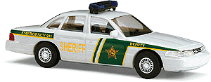 American Emergency Police 1997 Ford Crown Victoria 4-Door Sedan -- United States Deputy Sheriff