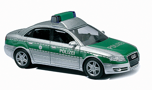 European Automobile - Emergency Vehicle - Audi A4 "Facelift" -- Police - Bavaria, Germany (Metalic)