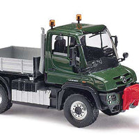 2013 Mercedes-Benz Unimog U 430 Heavy-Duty Pickup Truck - Assembled -- With Winch (green, silver, red)