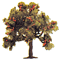 Deciduous Trees -- Apple 3" 75mm pkg(2)