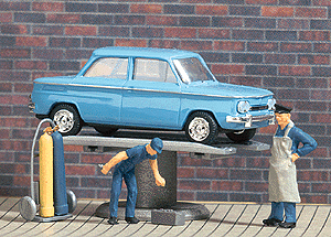 Complete Miniature Scene -- "The Slow Apprentice"