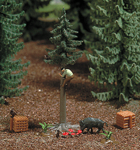 Complete Miniature Scene -- "Wild Boar"