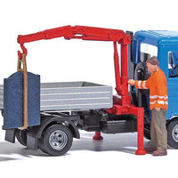 Multicar Pickup with Crane and Figure - Action Set