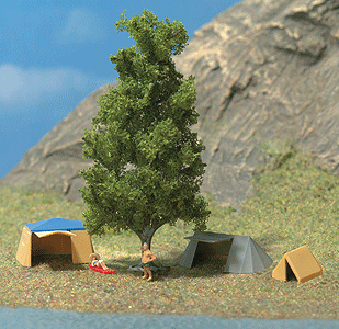 Complete Miniature Scene -- "Campground"