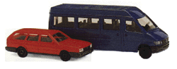 Fire Department Vehicles, Set of 2 -- Merceds Benz M Klasse & Sprinter