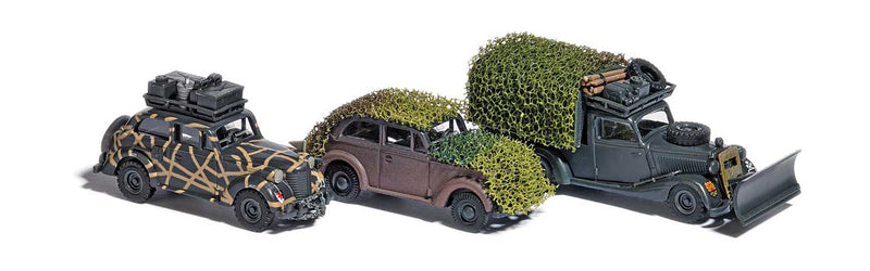 Military 3-Vehicle Set - Assembled