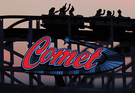 Comet Neon Sign -- For The Comet Rollercoaster