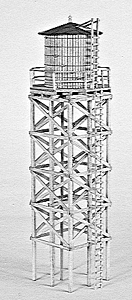 Water Tower -- 1-5/8" 4.2cm Square-1