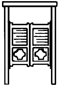 Doors (White Plastic) -- Saloon Swinging Type (Nonworking; pkg(2)