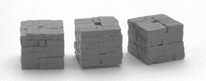 Cement Blocks Stacked on Floor