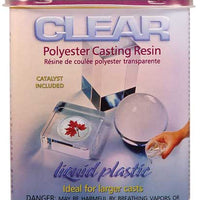 Polyester Casting Resin w/.5-Ounce Catalyst -- 16oz 473mL