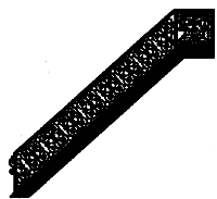 Iron starwy railing w/brs