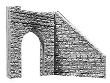 Tunnel portal s cut stone