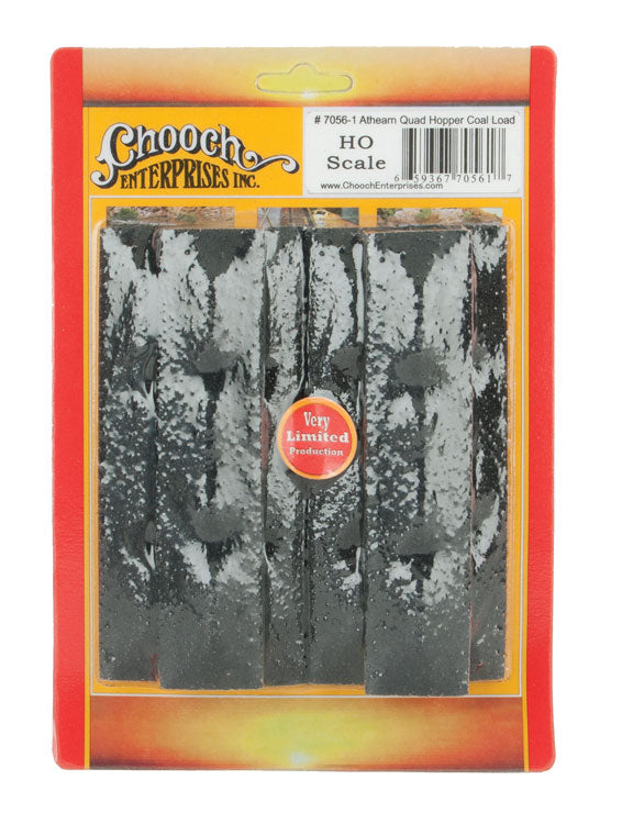 Coal Load -- For Athearn 40' Quad Hopper pkg(6)