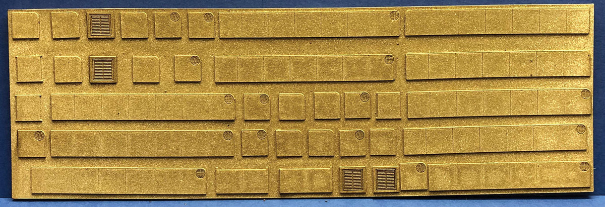 Flexible Concrete Sidewalk Sheet -- Small for HO & N Scales 3-3/4 x 12" 9.5 x 30.5cm
