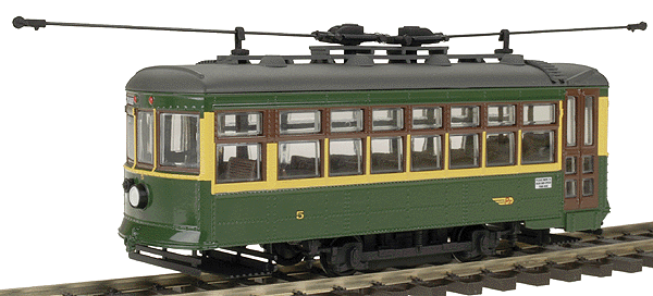 Vintage Bus Line(tm) - Birney Safety Car - Streetcar - Nonpowered Diecast -- PTC, Philadelphia, PA "Destination 42nd & Chester/40th & Market"