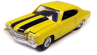 Mini Metals American Automobiles Chevrolet (Assembled & Painted Diecast Metal) -- 1970 Chevelle 2-Door Hardtop