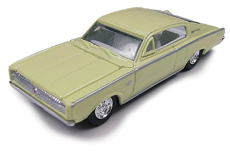 Mini Metals American Automobiles - Dodge (Diecast, Assembled & Painted) -- 1967 Charger 2-Door Hardtop (Daffodil Yellow)